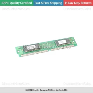 KMM5321204AW-6 Samsung 4MB Simm Non Parity EDO - Picture 1 of 1