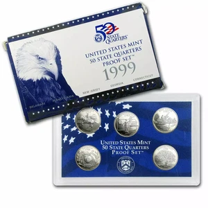1999 Quarter Proof Set - ($1.25 FV) - Picture 1 of 1