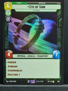 Eye of Sion - To Peridea (88/264) Star Wars Unlimited SWU [LOF] Foil Pack Fresh - Picture 1 of 6