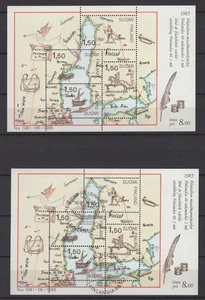 Finland 1985 Mi BL1 stamp exibition FINLANDIA 88 (1st S/S) MNH & Pre-Cancelled - Picture 1 of 3