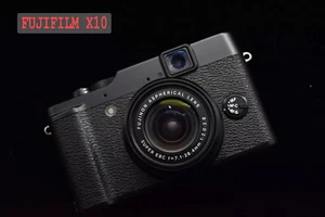 Fuji Fujifilm X10 Black Compact Digital Camera 12.0MP 4x Zoom Lens Black - Picture 1 of 12