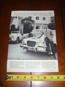 1961 STUDEBAKER HAWK - ORIGINAL VINTAGE AD - Bild 1 von 4