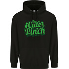 Too Cute To Pinch St Patricks Day Mens 80% Cotton Hoodie