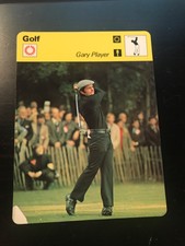 1978 Gary Player Golf Sportscaster Card NM+