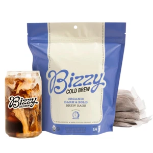 Organic Cold Brew Coffee | Dark & Bold Blend | Coarse Ground Coffee | Dark Roast - Picture 1 of 12