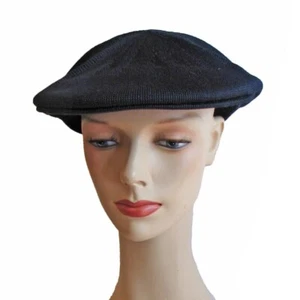 NWOT Dockers Size: Small/Medium Black Poly Weave Cap Brimmed Hat - Picture 1 of 12