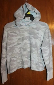 OLD NAVY Girls' size 8 HOODIE SWEATSHIRT (camouflage; cropped) EUC - Picture 1 of 1