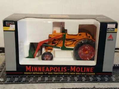 Minneapolis Moline U w/New Idea 504 Loader 1/16 Diecast Farm Tractor by SpecCast - Image 1 of 4