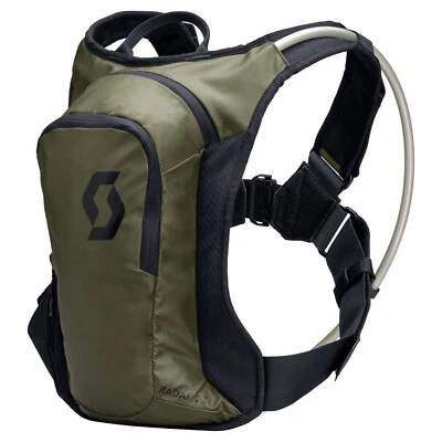 ZAINO ZAINETTO IDROBAG ATTREZZI SCOTT RADAR 3 2L ACQUA ENDURO CROSS 3L VERDE NER - Imagen 1 de 2