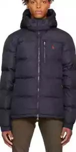 Piumino trapuntato $348 POLO RALPH LAUREN uomo con cappuccio blu navy parka 2XL NUOVO - Foto 1 di 7
