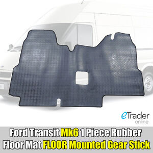Heavy-Duty Rubber Floor Mat for Ford Transit MK6 2000 - 2006 Tailored Fit Mats
