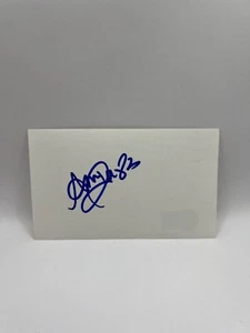 Andre Reed Signed Index Card Beckett COA Auto Bills HOF - Picture 1 of 3