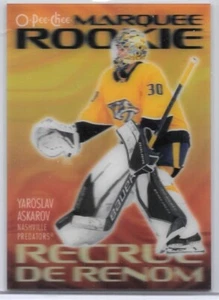 YAROSLAV ASKAROV 2023-24 OPC 3D MARQUEE ROOK. SSP INSERT RC/1/864 PACKS/SHARKS - Picture 1 of 2