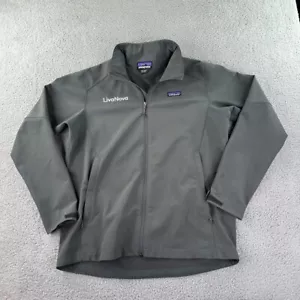 Patagonia Jacket Mens Large Gray Adze Soft Shell Full Zip Polartec Outdoor - Picture 1 of 10