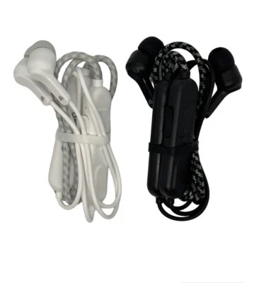 2 Set (Black & White)Bluetooth Neckband Wireless Headphones Mic Headset Earbuds. - Image 1 of 4
