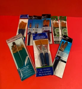 40+ Artist's Brushes Unopened Mixed Brands, Lot - Picture 1 of 10