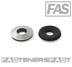 (100) 5/16 x 3/4 OD Stainless Steel Washer EPDM Neoprene Rubber Backed (Roofing) - Picture 1 of 4