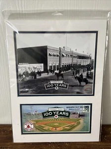 FENWAY PARK 100th ANNIVERSARY (2012) Boston Red Sox 16” X 12” WALL POSTER - Picture 1 of 2