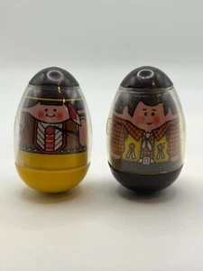 Vintage 1970s Hasbro Weebles Cowboy & Indian Toy Western West Ranch Collectible - Foto 1 di 7