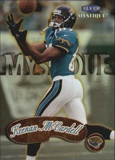 1999 Fleer Mystique Gold Jacksonville Jaguars Football Card #52 Keenan McCardell