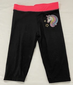 Pantalones de unicornio de algodón negro Angel Face para niñas jóvenes talla 4T - Imagen 1 de 11