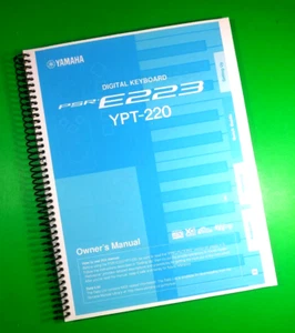 Bedienungsanleitung für Yamaha PSR-E223, YPT-220 Keyboard, 64 Seiten mit Klarsichthüllen! - Bild 1 von 1