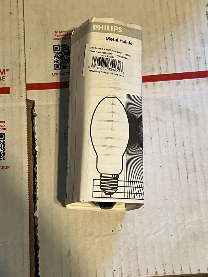 Phillips MH150/U/M 150W BOMBILLA HALOGENUROS METÁLICOS NOS EXCEDENTE 35462-1 Foto 1 de 1