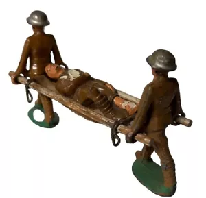 Vintage Barclay Manoil Wounded Soldier & Stretcher - Bild 1 von 8