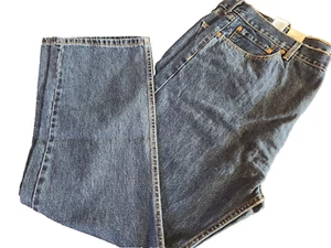 Levi's 505 Jeans Size 44x30 Men's Regular Straight Leg Med Wash Blue Denim NWT - Bild 1 von 4