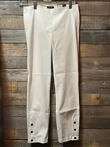 Women’s Simply Vera, Verawang, Size Small, White, Ultrastretch Pants, NEW - Picture 1 of 5