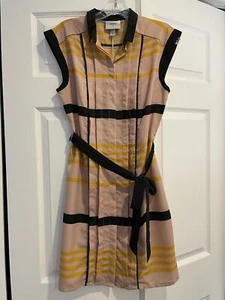 Jason Wu Target Anniversary Size S Striped Shirt Dress Multicolored Pleated - Picture 1 of 3