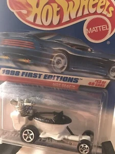 1998 Hot Wheels First Editions 13/40 Hot Seat #648 Malaysia Base 5spk - Picture 1 of 2