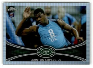 Quinton Coples New York Jets 2012 Topps Chrome Refractors #122 - Picture 1 of 2