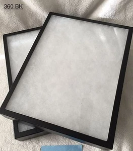 #360 (5) Riker Shadow Box Frame Crafts Military Medal Fire 16" x 12" X 2" - Picture 1 of 2