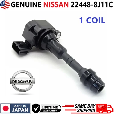 Bobina de encendido OEM NISSAN para Nissan e Infiniti 2001-2019 3,5 L 4,0 L, 22448-8J11C Foto 1 de 4