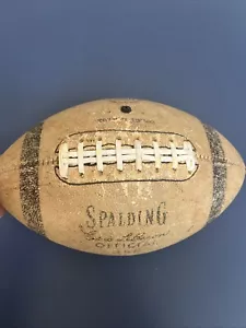 Antiguo fútbol oficial Spalding 388 vintage Eddie LeBaron - Imagen 1 de 8