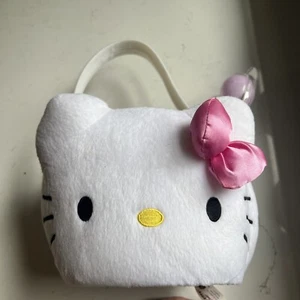 Hello Kitty Plush Easter Basket/Bucket NWT White With Pink Bow FAST SHIPPING!!!! - Imagen 1 de 7