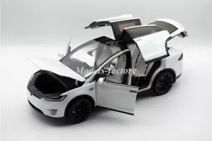 1:18 Tesla Model X P100D SUV Diecast Model Car Kids Toys Gift Display Collection - Picture 1 of 14