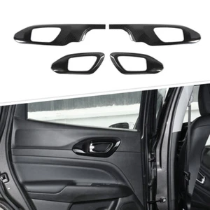 For Jeep Compass 21+Carbon Inner 4 Door Handle Bowl Frame Trim Cover Accessories - Picture 1 of 8