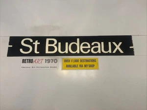 Saint St Budeaux - Plymouth Dartmouth Devon 267 Bus Destination Blind 31” - Picture 1 of 10