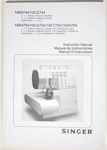 Sänger Handbuch 14SH744 14CG744 14SH754 14CG754 14SH764 - Englisch/Spanisch/Französisch - Bild 1 von 6