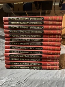 Set of 13 Vintage 1963 The Practical Handyman's Encyclopedia Hardcover Books - Bild 1 von 8