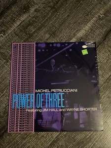 Michel Petrucciani – Power Of Three Vinyl LP Contemporary Jazz Bebop 1987 Sealed - Picture 1 of 2