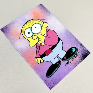 The Simpsons Vintage 2002 Art Trading Card Bongo Comics Rare Memorabilia Gifts - Picture 1 of 8
