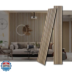 Fonoassorbente scanalato 3D | Pannelli fonoassorbenti decorativi | Legno acustico SL - Foto 1 di 5