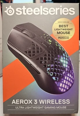 Aerox 3 Wireless Mouse Onyx Open Box - Image 1 of 4