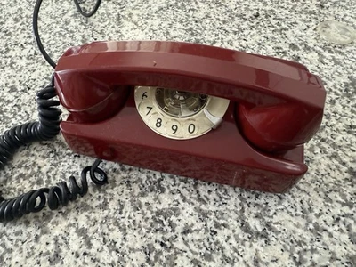 telefono Safnat  rosso vintage anni 70 disco - Immagine 1 di 4