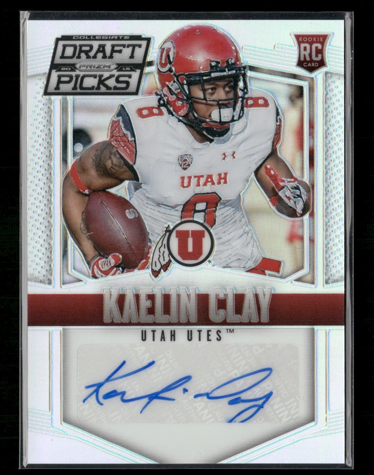 Kaelin Clay 2015 Prizm Draft Picks Silver Prizm RC Auto - Image 1 of 2