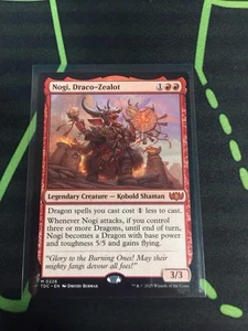 MTG Magic The Gathering Nogi, Draco-Zealot TDC Mythic Red Kobold Dragon - Bild 1 von 1