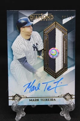 2020 Topps Diamond Icons Mark Teixeira Patch Auto 8/10 New York Yankees #AJP-MTE - Image 1 of 2